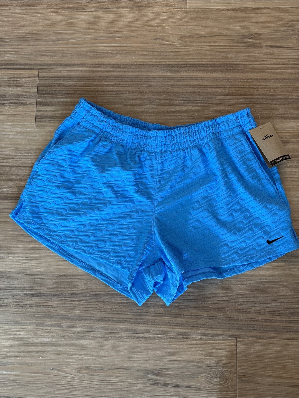 Nike Swim Swoosh Link Short Light Blue